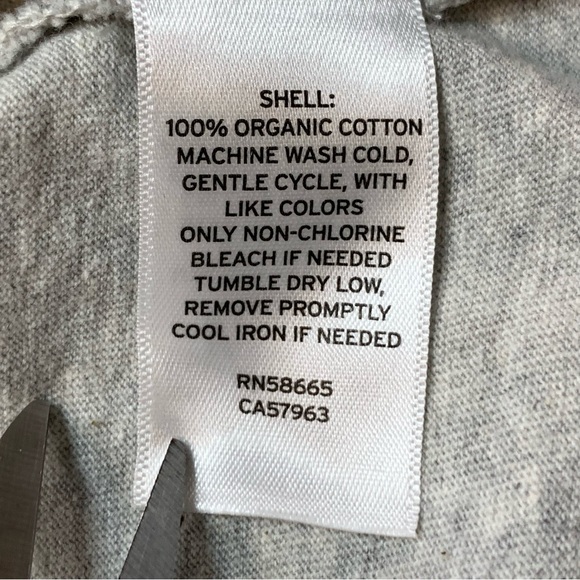 Open Edit Boxy Crop Organic Cotton T Shirt in Heather Grey - Picture 11 of 12